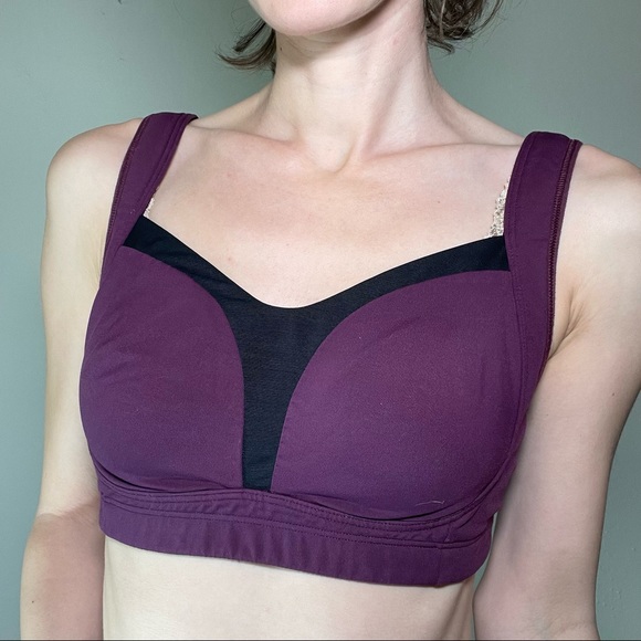 Lululemon Deep Purple & Black Sports Bra - Picture 2 of 5